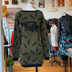 Y2K Betsey Johnson “Bang Bang” Sweater Dress