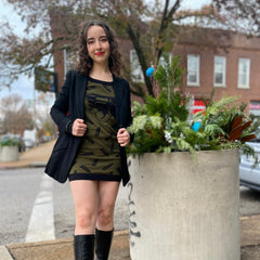 Y2K Betsey Johnson “Bang Bang” Sweater Dress