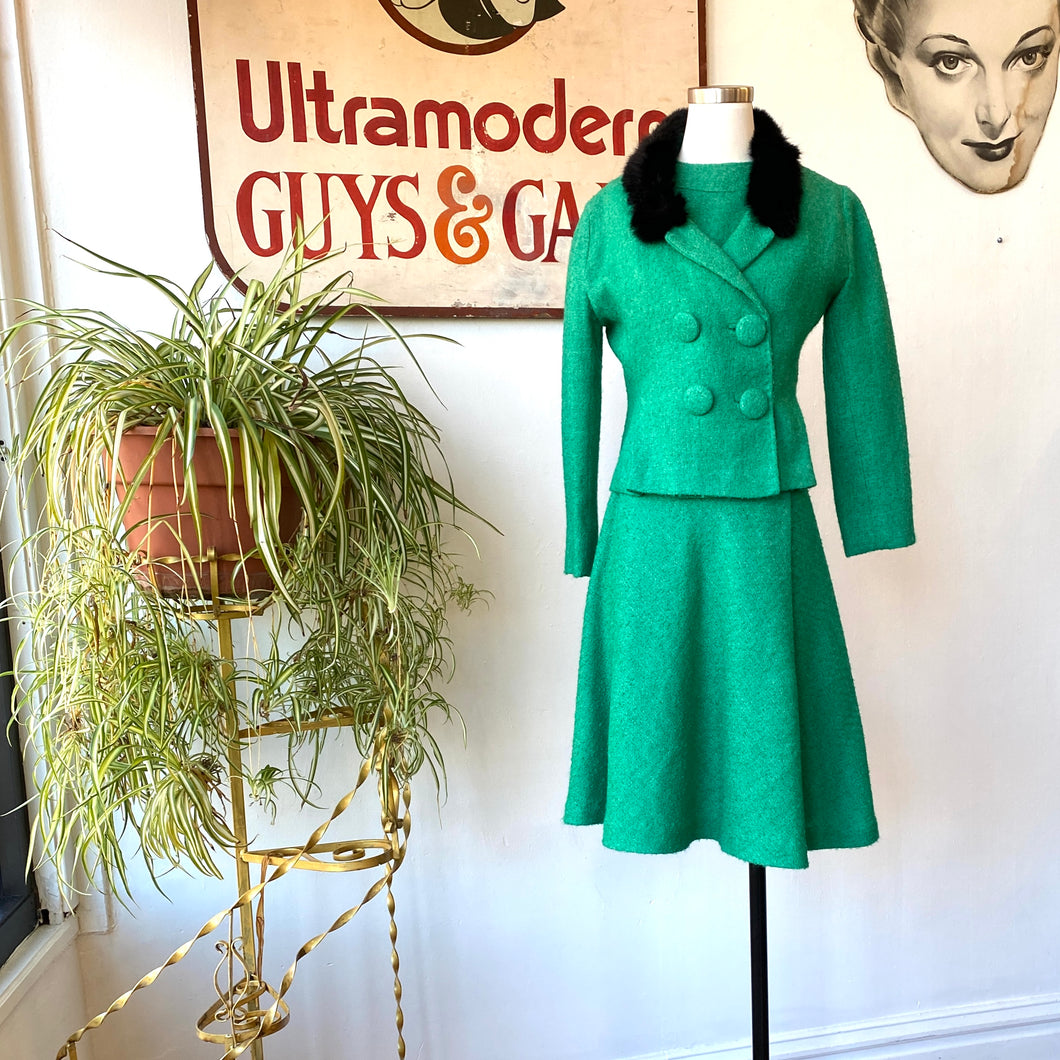 Emerald Green Dress & Jacket