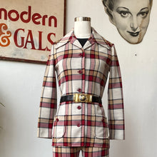 Load image into Gallery viewer, 1970’s 3 Piece Plaid Set
