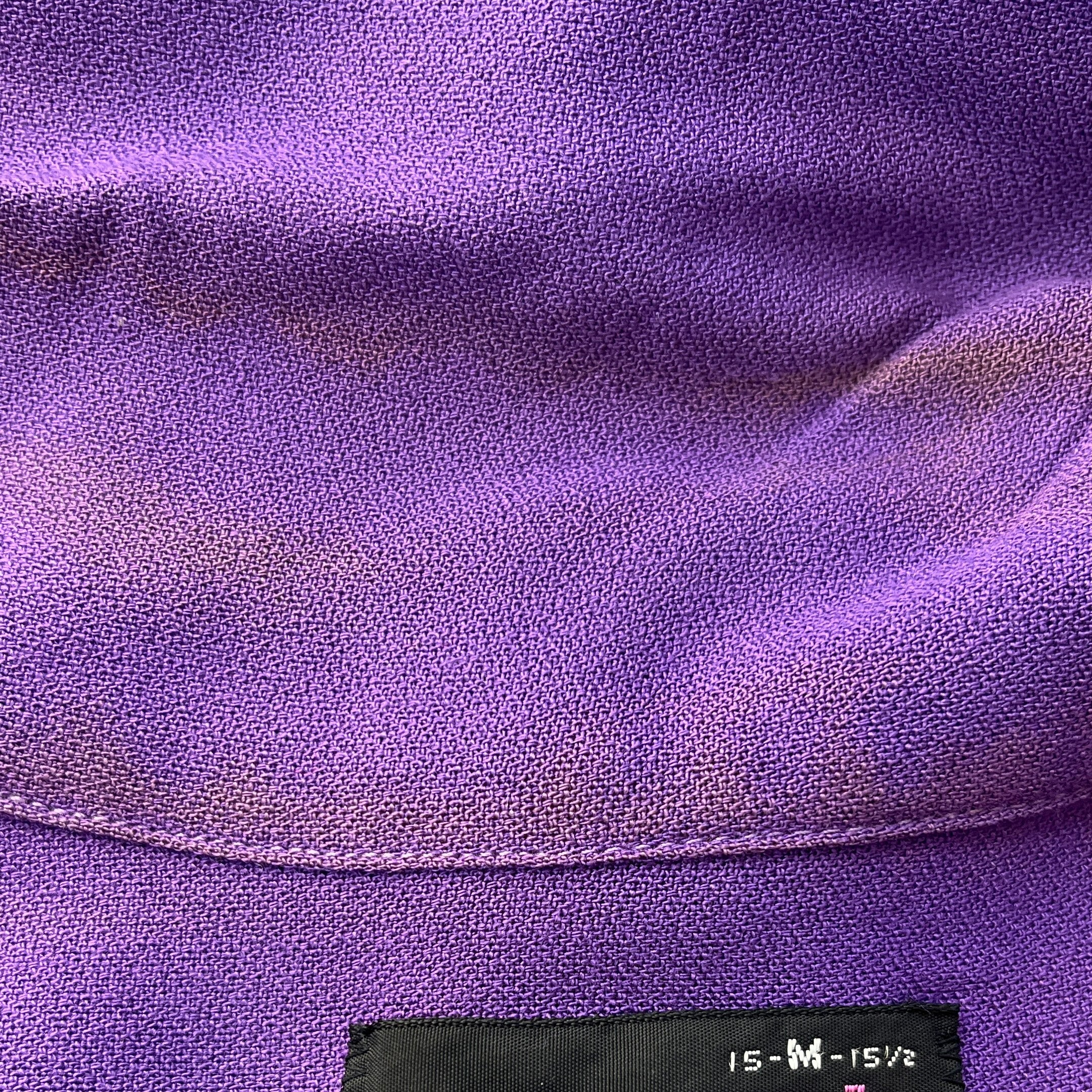 Purple Fringed Western Shirt