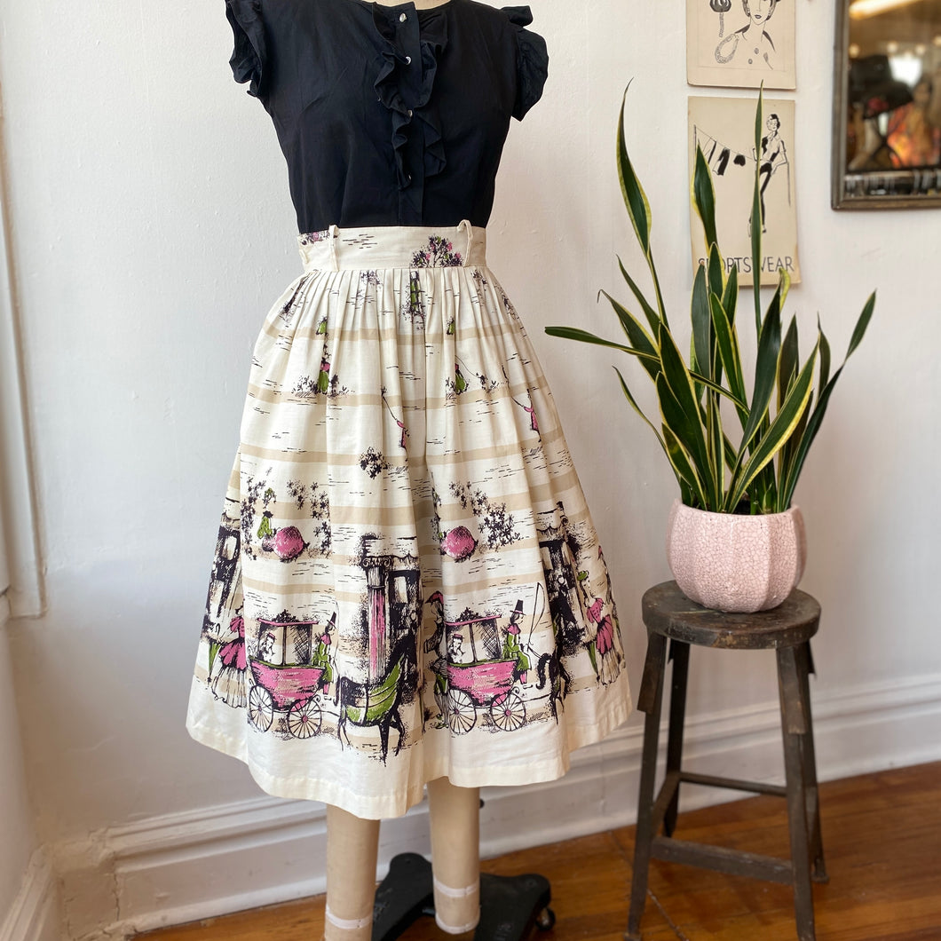 Novelty Print Skirt
