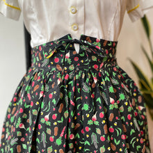 Load image into Gallery viewer, Hillbilly Frog &amp; Fruits of His Garden Novelty Print Skirt
