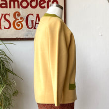 Load image into Gallery viewer, 60’s Yellow &amp; Green Sweater Set
