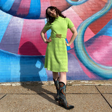 Load image into Gallery viewer, 70’s Lime Green St. John Knits Dress
