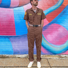 Load image into Gallery viewer, Brown Coverall Jumpsuit
