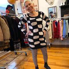 1990’s Betsey Johnson Dice Print Dress