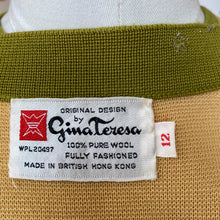 Load image into Gallery viewer, 60’s Yellow &amp; Green Sweater Set
