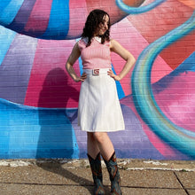 Load image into Gallery viewer, Red &amp; White St. John Knits Dress
