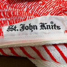 Load image into Gallery viewer, Red &amp; White St. John Knits Dress
